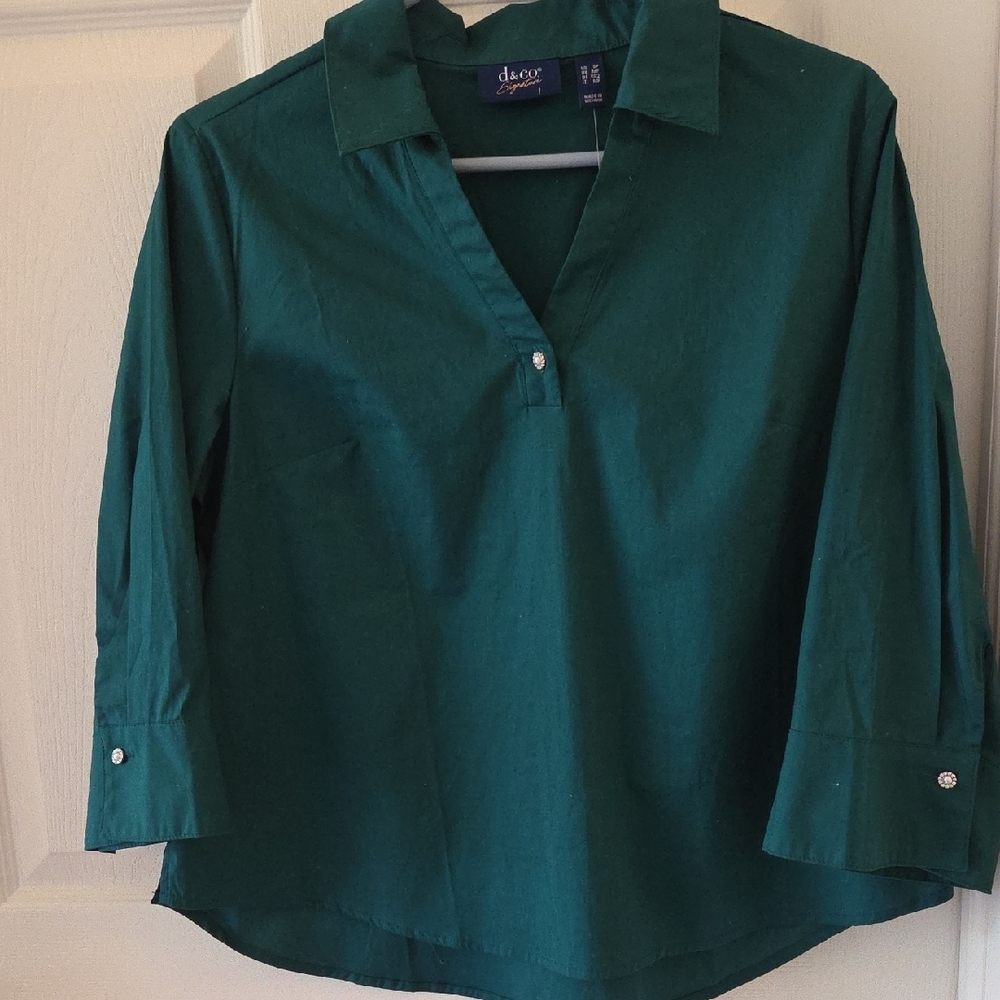 Women's Green Blouse
